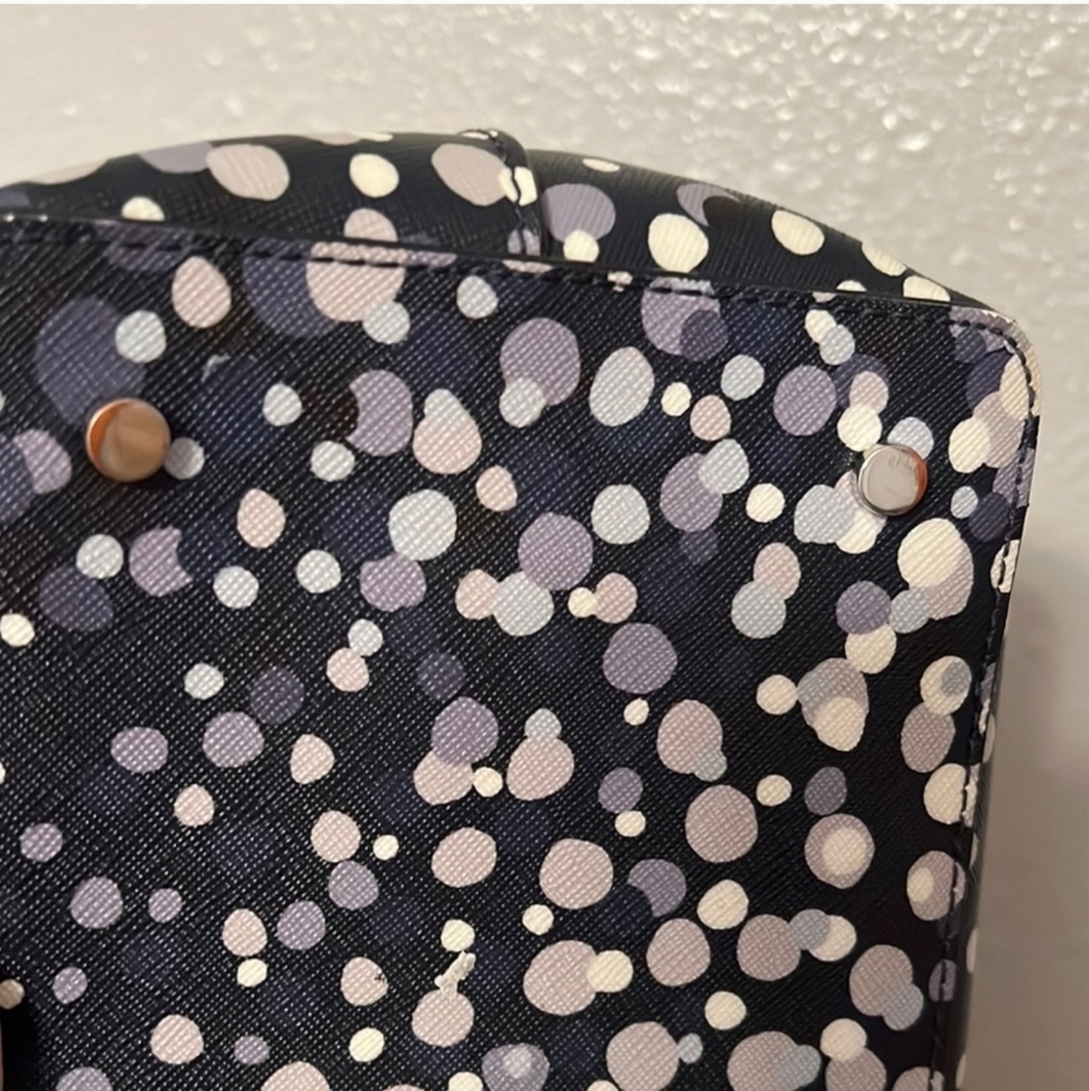 Kate Spade Maize Soiree Dot Satchel/ Crossbody/ - Picture 6 of 8